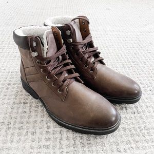 CALL IT SPRING | NWOT Brown Boots FAUX Fur Men’s 7